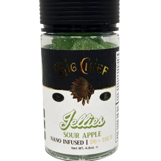 Sour Apple Big Chief Nano Infused D9+THC-P Gummies 15000MG