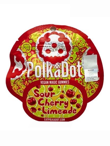 Sour Cherry Limeade Polkadot Vegan Magic Gummies 4G