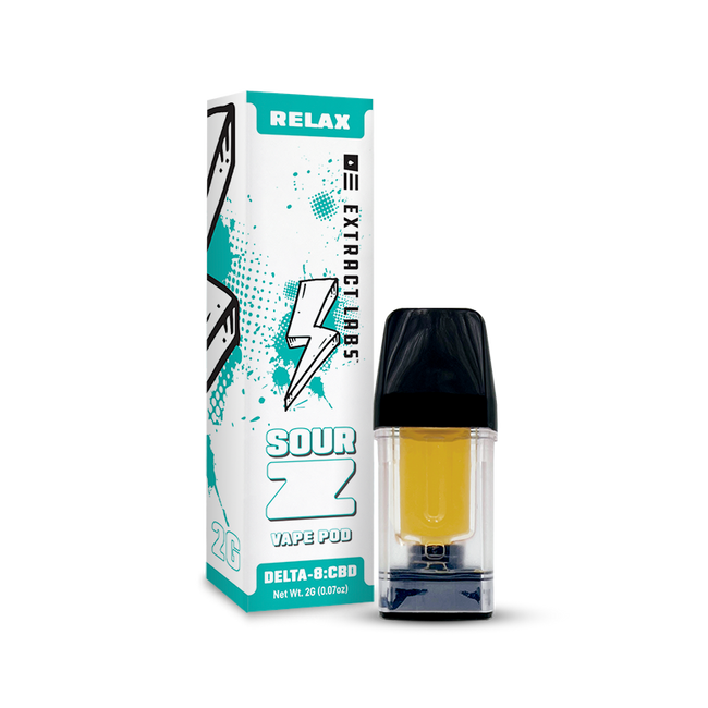 Extract Labs Delta 8 Relax Pod | Sour Z | Hybrid