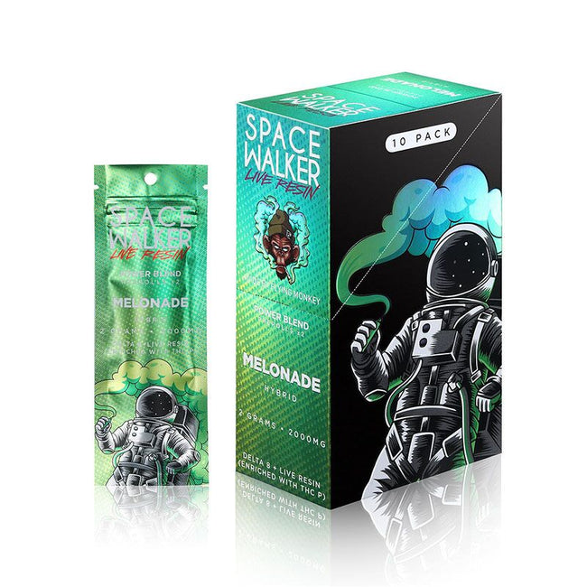 Live Resin Delta 8 THC Prerolls with THC-P – Melonade – 2g – Space Walker
