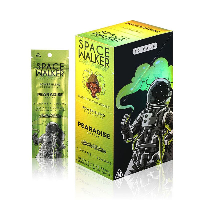 Live Resin Delta 8 THC Prerolls with THC-P – Pearadise – 2g – Space Walker