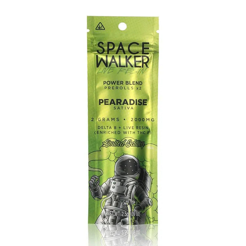 Live Resin Delta 8 THC Prerolls with THC-P – Pearadise – 2g – Space Walker