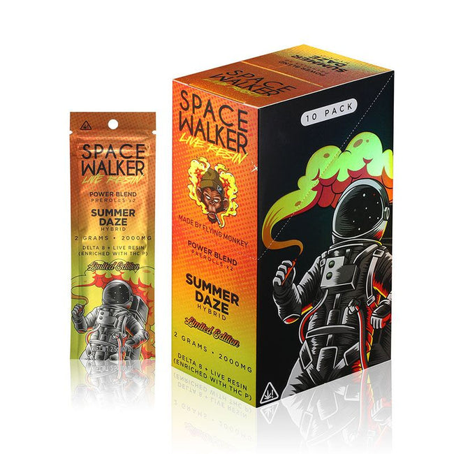 Live Resin Delta 8 THC Prerolls with THC-P – Summer Daze – 2g – Space Walker