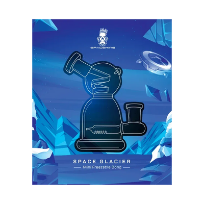 Space King Glass - 'Space Glacier' Freezable Bong Best Sales Price - Smoking Pipes
