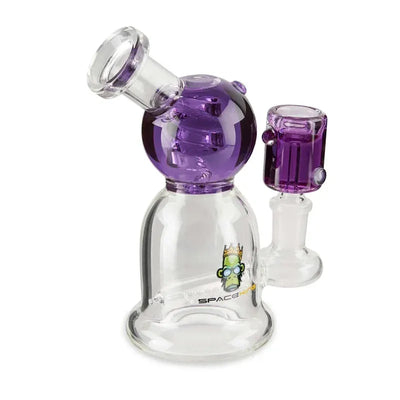 Space King Glass - 'Space Glacier' Freezable Bong Best Sales Price - Smoking Pipes