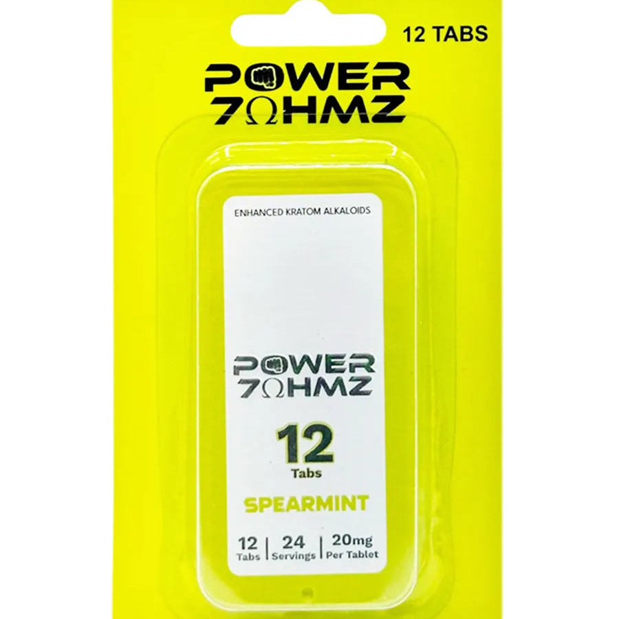 Spearmint Power 7OHMZ Enhances Kratom Alkaloids 12ct