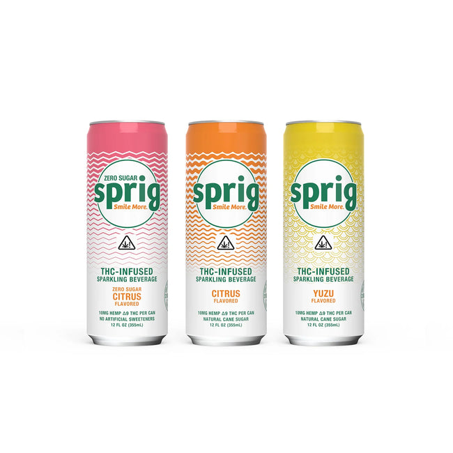 Sprig Classic THC 9 Drinks 6 Pack - 24 Pack Best Sales Price - Edibles
