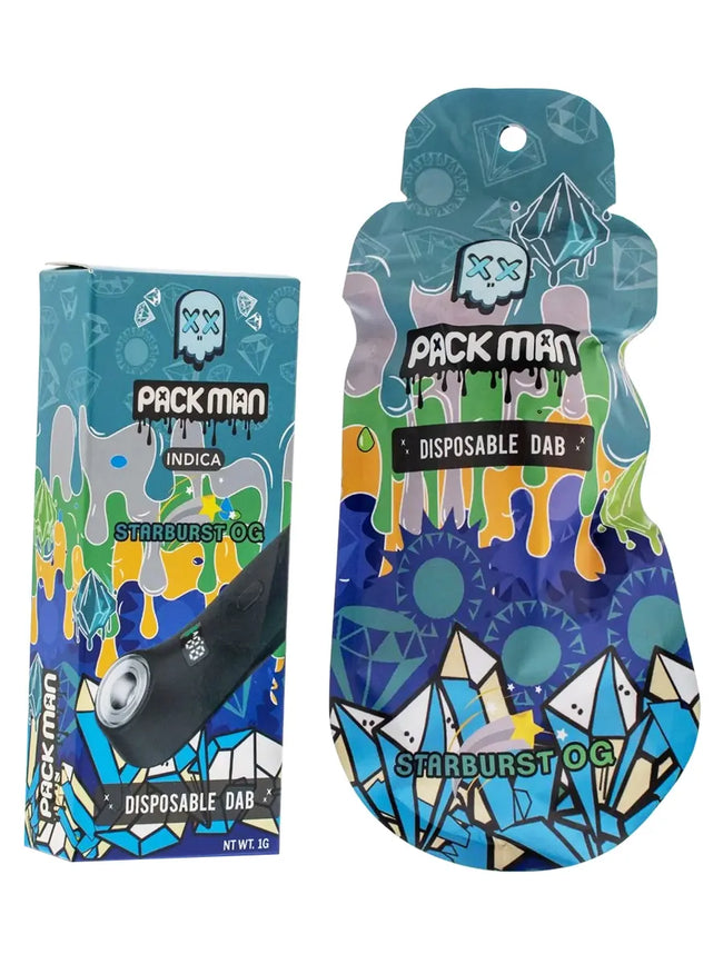 Starburst OG Pack Man THCA Disposable Dab 1G