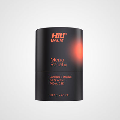 Hit! Balm Mega Relief Stick | Portable - 1.3 OZ Best Sales Price - CBD