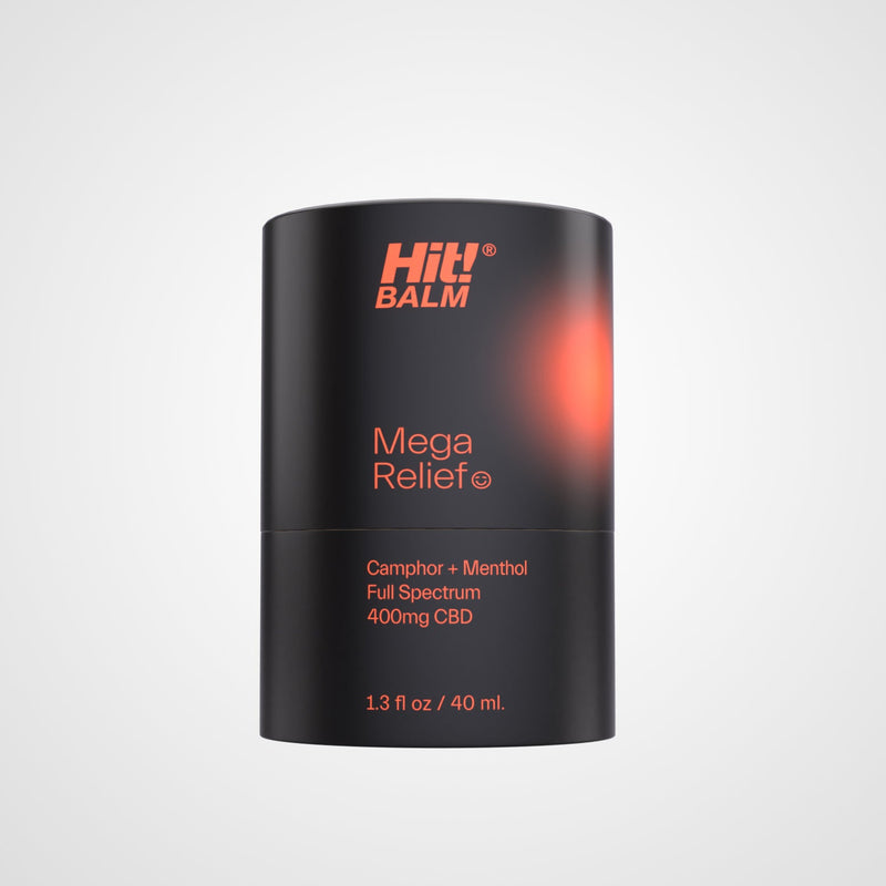 Hit! Balm Mega Relief Stick | Portable - 1.3 OZ Best Sales Price - CBD
