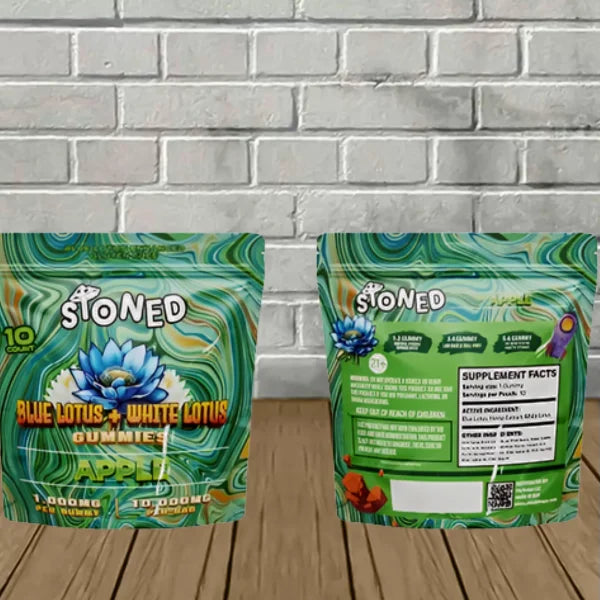 Stoned Blue Lotus + White Lotus Gummies 10000mg