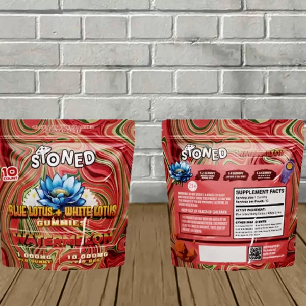 Stoned Blue Lotus + White Lotus Gummies 10000mg