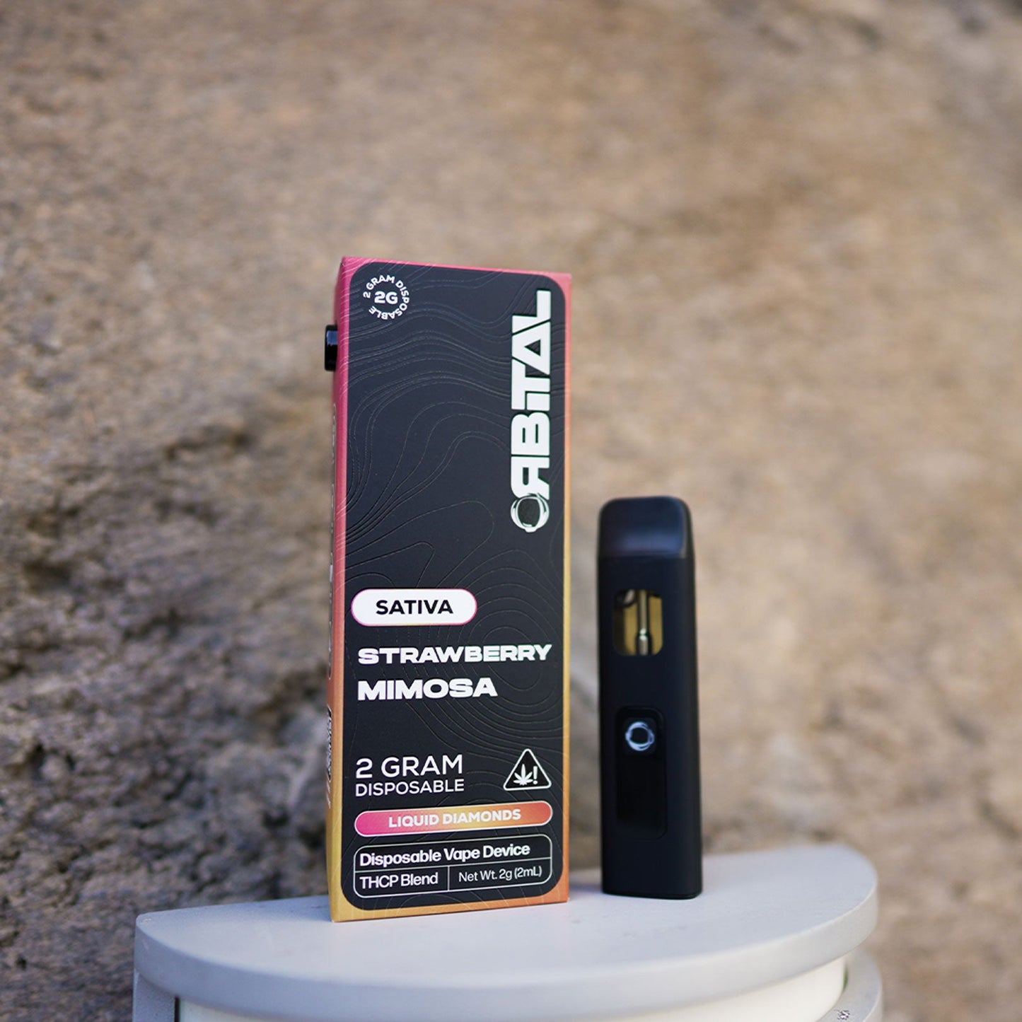 Galaxy Treats Strawberry Mimosa - Orbital 2G THCP Disposable