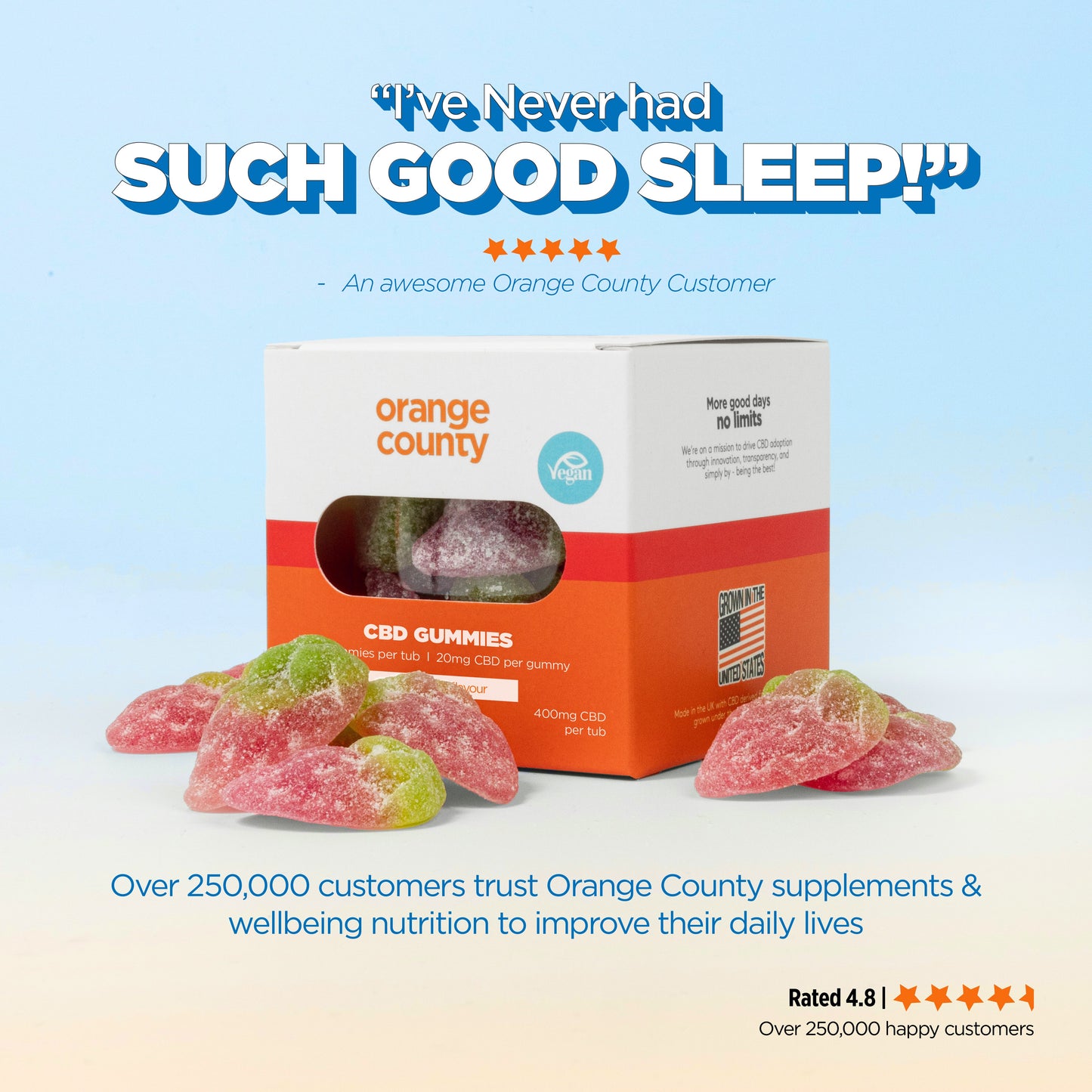 CBD Gummy Strawberries (Small Tub)