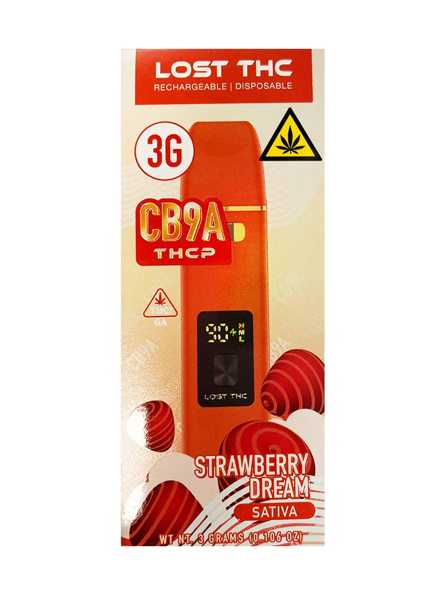 Strawberry Dream Lost THC CB9A V4 Disposable 3G
