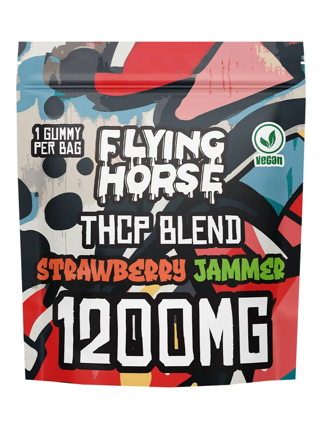 Strawberry Jammer Flying Horse THCP Blend Gummy 1200mg