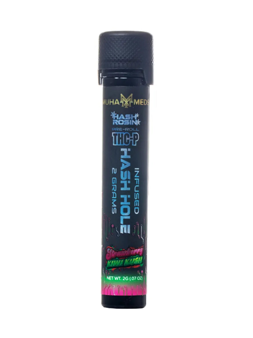 Strawberry Kiwi Kush Muha Meds THCP Infused Hash Hole Pre-Roll 2G Best Sales Price - Pre Rolls