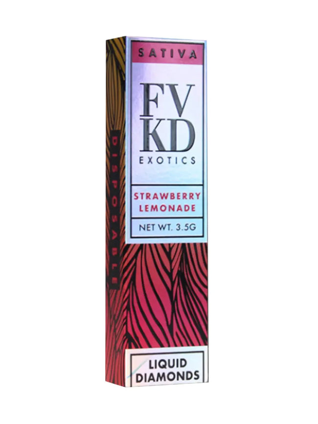 Strawberry Lemonade FVKD Exotics THC-A Rosin Disposable 3.5G Best Sales Price - Vape Pens