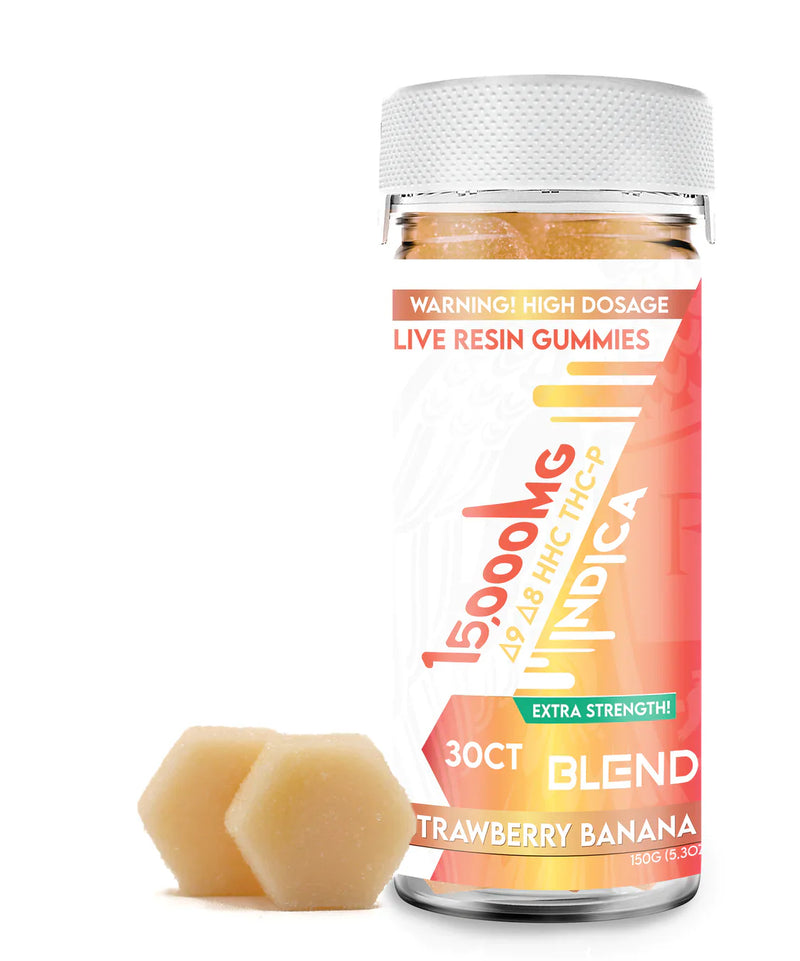 Blend Live Resin Delta 9 + THCP Blend Gummies 2500mg - 15000mg Best Sales Price - Gummies