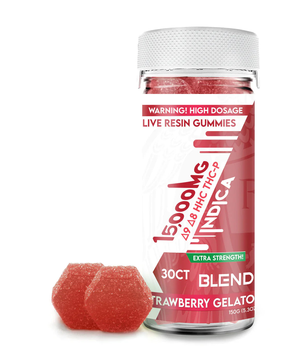 Blend Live Resin Delta 9 + THCP Blend Gummies 2500mg - 15000mg Best Sales Price - Gummies