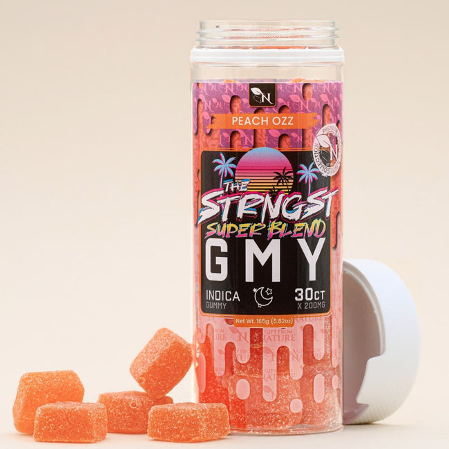 THE STRONGEST GMY - 30CT Peach Ozz 6000mg (200mg ea.) - INDICA