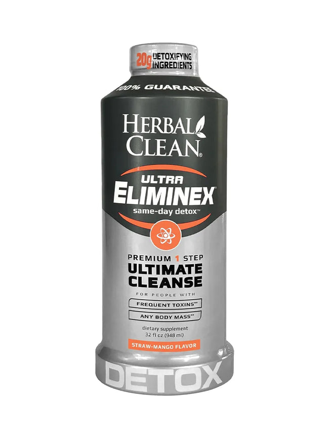 Straw-Mango Herbal Clean Ultra Eliminex Ultimate Cleanse Same-Day Detox 32 fl oz