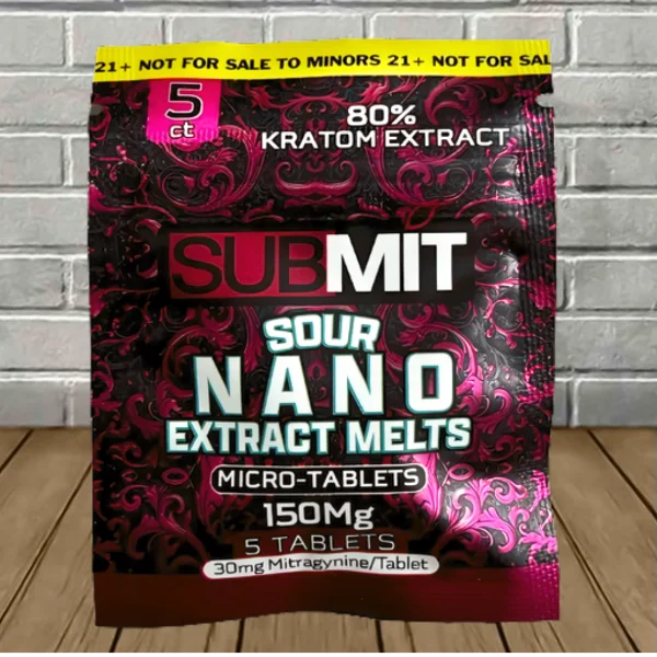 Submit Sour Red Nano Kratom Extract Melts 150mg Best Sales Price - Accessories