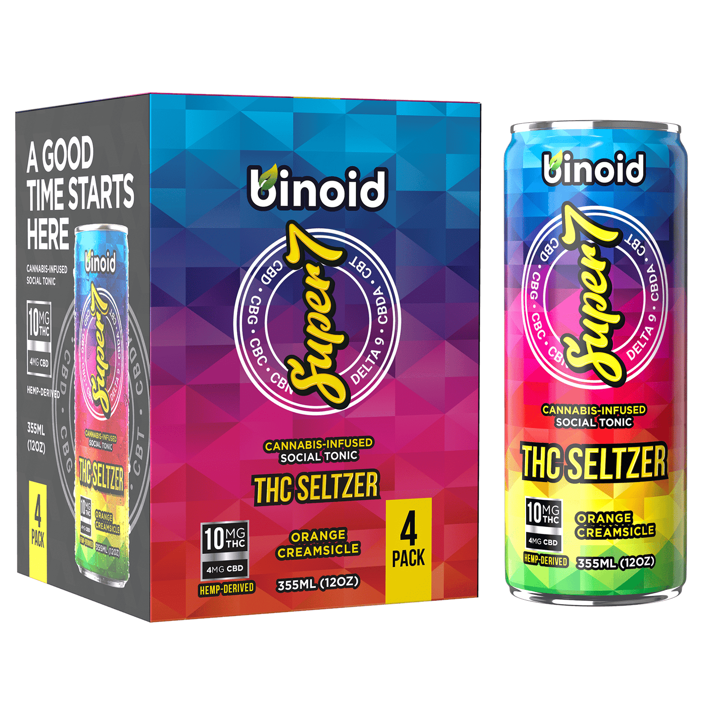 Super 7 THC Beverage – One of a Kind (4 Pack)