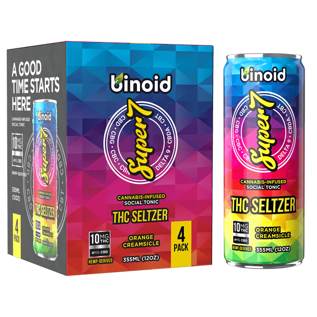 Super 7 THC Beverage – One of a Kind (4 Pack)