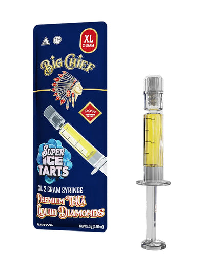 Super Ice Tarts Big Chief Syringe Premium THCA Liquid Diamonds 2G Best Sales Price - CBD
