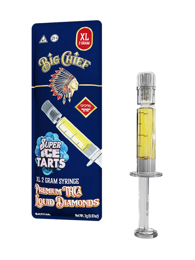 Super Ice Tarts Big Chief Syringe Premium THCA Liquid Diamonds 2G Best Sales Price - CBD