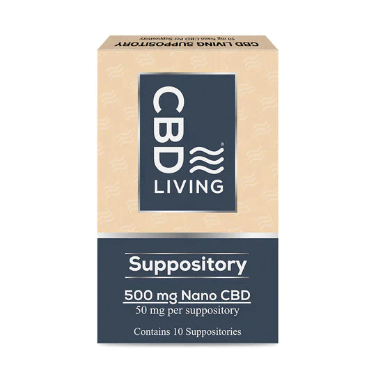 CBD Living | CBD Suppositories - 500mg Best Sales Price - Topicals