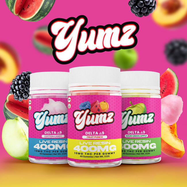 YUMZ ( DELTA 9 THC GUMMIES ) 400mg ( BUNDLE ) Best Sales Price - Gummies