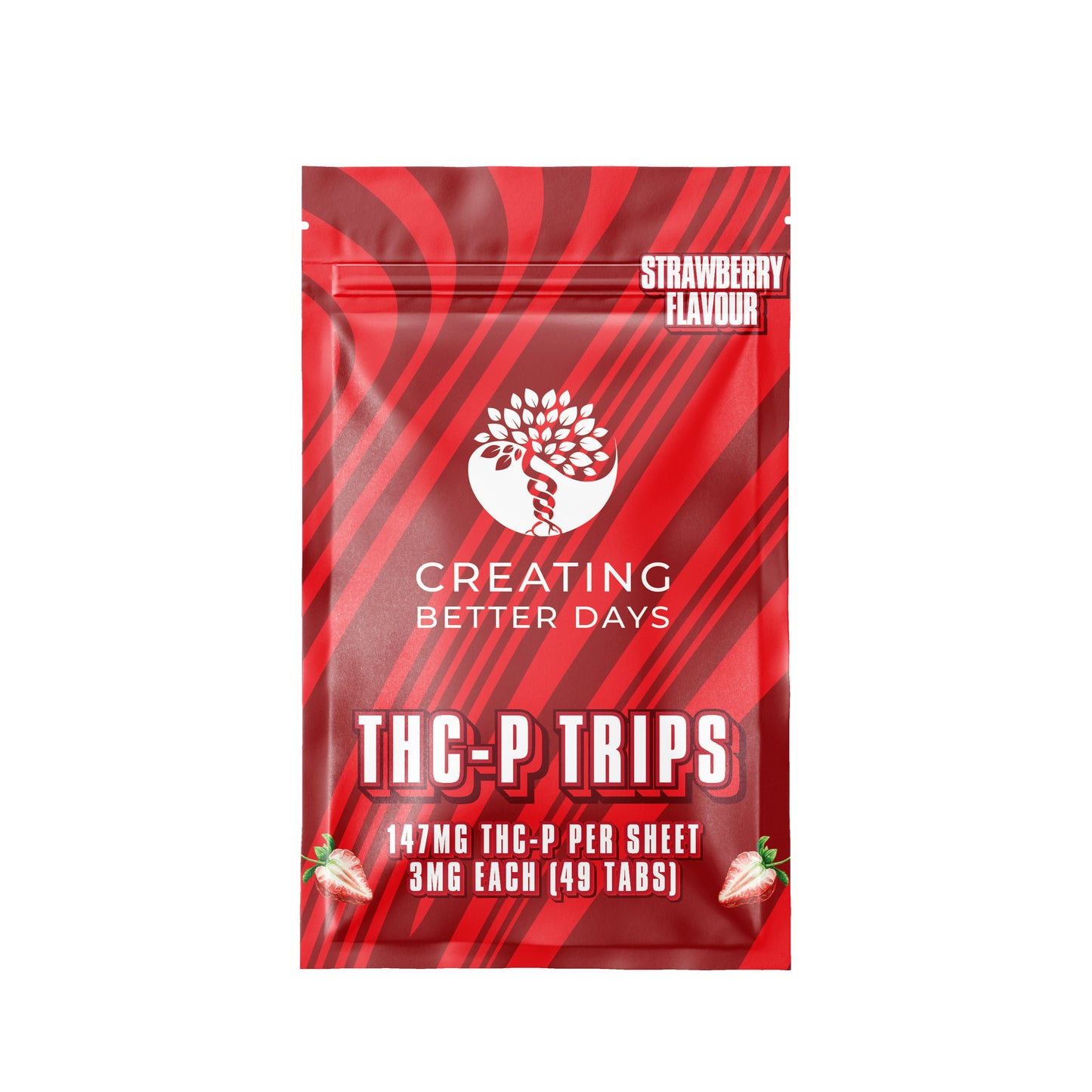 Creating Better Days THC-P - Fast Acting Tabs - Strawberry - High Potency