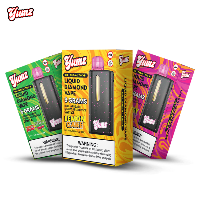 Yumz - Bundle - THC Disposable Vape ( 6 Grams ) ( D9 + THC-A + THC-P ) Best Sales Price - Vape Pens