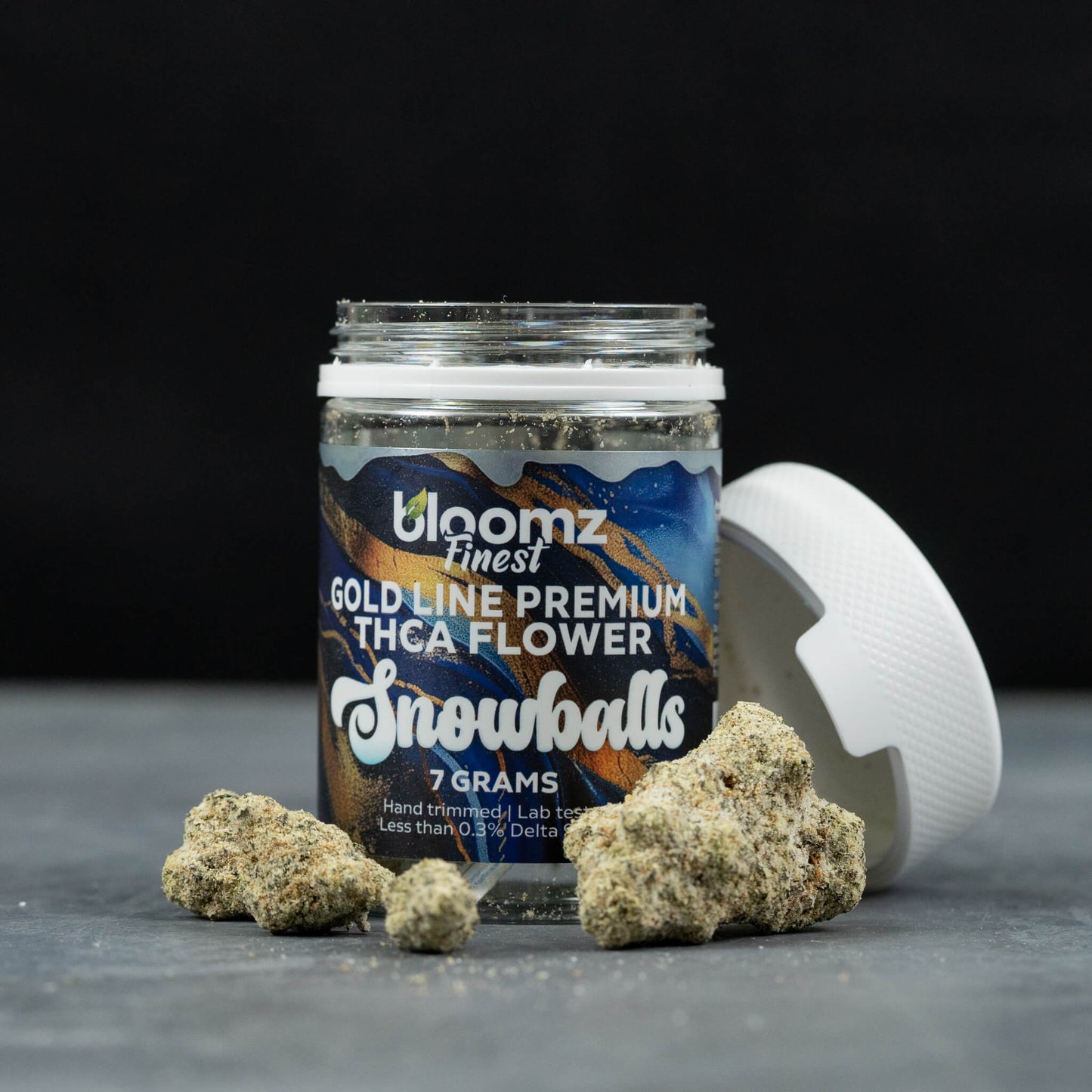 Bloomz THCA Flower – Snow Caps