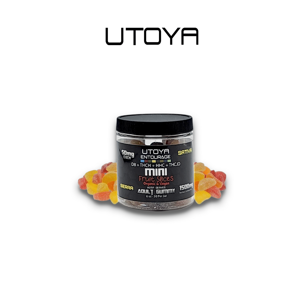 Utoya | Mini Fruit Slice THC Gummies 800mg - 4500mg Best Sales Price - Gummies