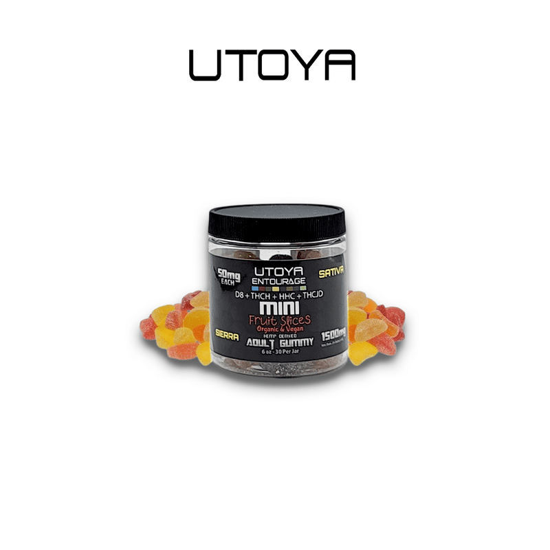 Utoya | Mini Fruit Slice THC Gummies 800mg - 4500mg Best Sales Price - Gummies