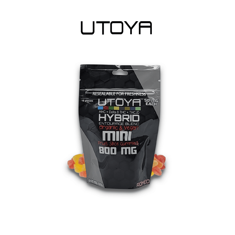 Utoya | Mini Fruit Slice THC Gummies 800mg - 4500mg Best Sales Price - Gummies