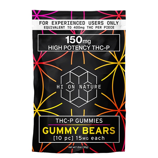 Hi On Nature 150mg High Potency THC-P Gummies - 2 Flavors