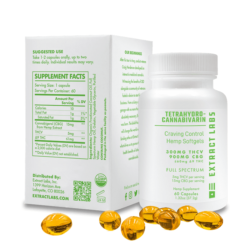 Extract Labs THCV Capsules | Craving Control