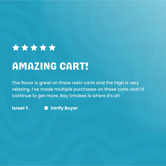 Bay Smokes THCa Live Hash Rosin Cart