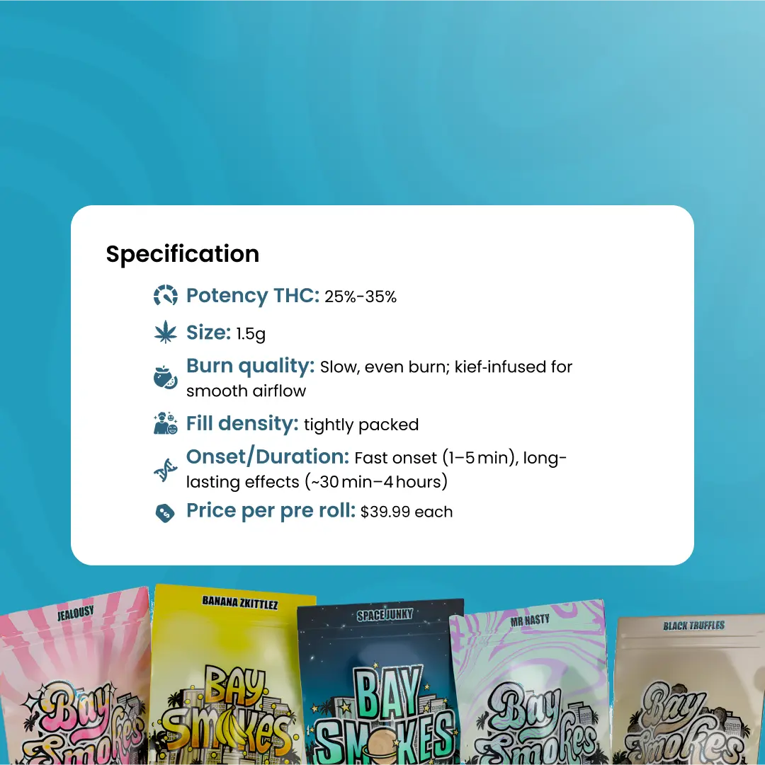 Bay Smokes THCa Hash Holes