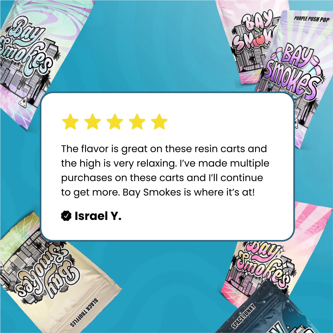 Bay Smokes THCa Live Hash Rosin Cart