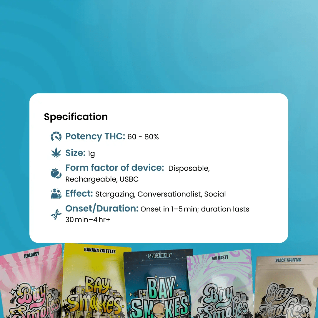 Bay Smokes Tier 2 Live Hash Rosin Vape