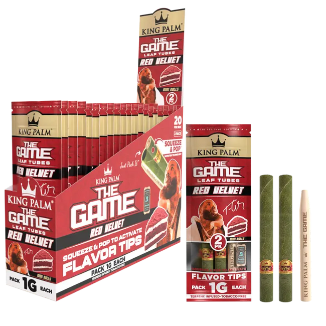 King Palm THE GAME Leaf Tubes Best Sales Price - Pre-Rolls