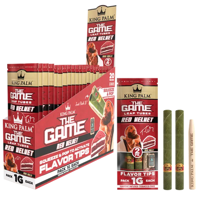 King Palm THE GAME Leaf Tubes Best Sales Price - Pre-Rolls