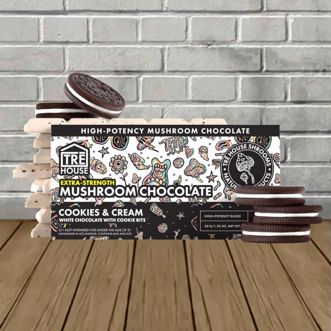 Tre House Extra Strength Magic Mushroom Chocolate Bar