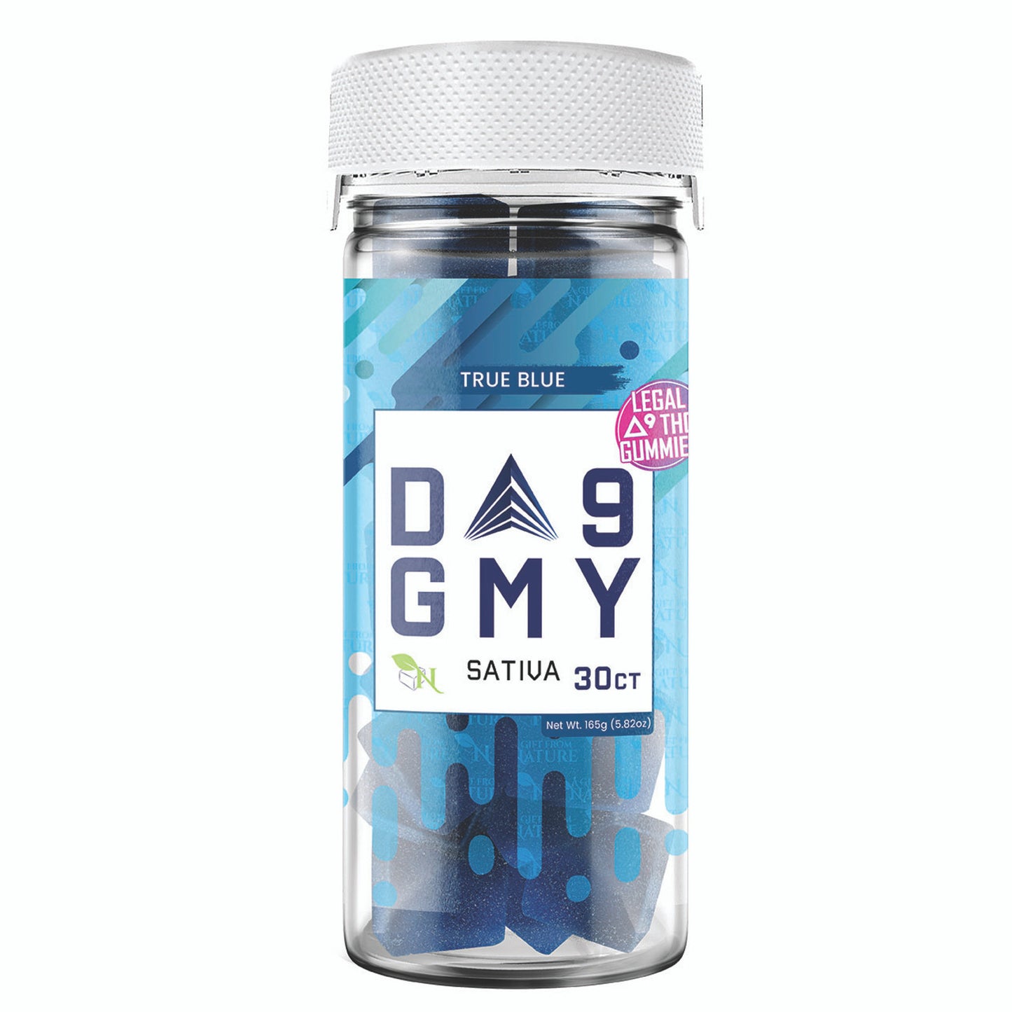 A Gift From Nature DELTA 9 GUMMIES - 30CT True Blue 810mg (15mg ea.) – SATIVA