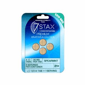 7Stax Premium 7-OH Kratom Alkaloid Tablets (120mg – 4 Count)